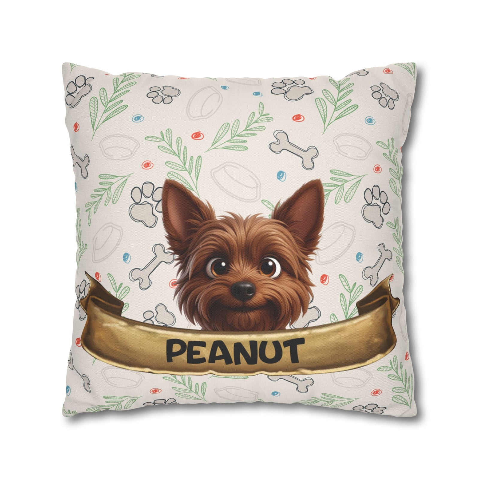 Personalized Pet Pillow Case - Cat/Dog Pet Pillow Case - Pet Owner Gift